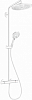 Душевая стойка Hansgrohe Croma Select S 280 1jet Showerpipe 26890700 с термостатом, матовый белый - Gidratop.ru изображение