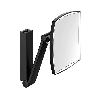 Косметическое зеркало Keuco iLook_move 17613139004, с подсветкой, хром черный шлифованный
