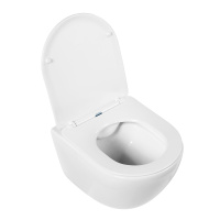 Комплект 4 в 1 Унитаз подвесной BelBagno AMANDA BB051CHR с сиденьем BB051SC + Система инсталляции для унитазов BelBagno BB002-80 с кнопкой смыва BB005-PR-CHROME - Gidratop.ru изображение