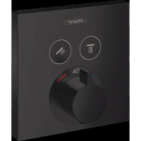 Смеситель Hansgrohe ShowerSelect 15763670 для душа, термостатический, черный матовый - Gidratop.ru изображение