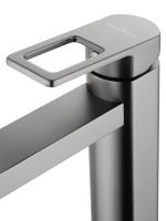 Смеситель для раковины высокий WONZON & WOGHAND FRAME, Темный графит (WW-88239010-BGM) - Gidratop.ru изображение