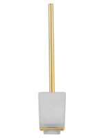 Туалетный ершик в комплекте WONZON & WOGHAND ECLIPSE, Глянцевое золото (WW-9129-LG) - Gidratop.ru изображение