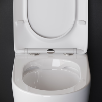 Напольный приставной унитаз Highlight Rimless - Gidratop.ru изображение