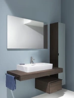 Шкаф-пенал Laufen Space 4109011601001, 170 см, с зеркальной дверцей - Gidratop.ru изображение