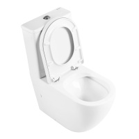 Унитаз-компакт безободковый BelBagno SFERA-R BB2141CPR/BB865SC - Gidratop.ru изображение