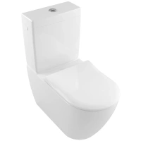 Напольный безободковый унитаз Villeroy&Boch Subway 2.0, крышка микролифт, 5617R001 - Gidratop.ru изображение