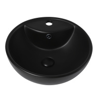 Раковина накладная ABBER Bequem AC2101MB черная матовая - Gidratop.ru изображение