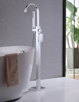 Смеситель ABBER Wasserfall AF8615 напольный, хром - Gidratop.ru изображение