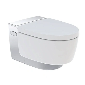 Электронный унитаз Geberit Aquaclean Mera Classic 146.204 11.1 подвесной, безободковый и крышка-биде, альпийский белый
