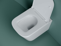 Подвесной унитаз Union безободковый, смыв торнадо - Gidratop.ru изображение