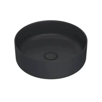 Раковина Keuco Stageline 32880570400, 40 x 40 см, керамика, цвет черный - Gidratop.ru изображение