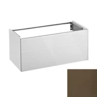 Тумба с раковиной Keuco Royal Reflex 34070 140000+34071 311001, 100 см, корпус и фасад трюфель - Gidratop.ru изображение