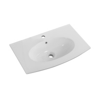 COMFORT Керамическая раковина 50132, 75x55 - Gidratop.ru изображение