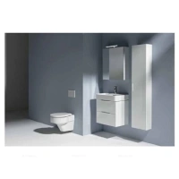 Тумба под раковину Laufen Base 75 см, подвесная, 2 ящика, белый матовый, 4.0235.2.110.260.1 - Gidratop.ru изображение