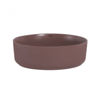 Раковина накладная ABBER Bequem AC2108MC коричневая матовая - Gidratop.ru изображение