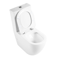 Унитаз-компакт безободковый BelBagno SFERA-R BB2141CPR/ BB2111SC - Gidratop.ru изображение