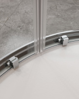 Душевой уголок CEZARES MOLVENO-R-2-100-C-Cr-IV - Gidratop.ru изображение