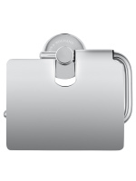 Держатель для туалетной бумаги с крышкой WONZON & WOGHAND EASY, Хром (WW-8126) - Gidratop.ru изображение