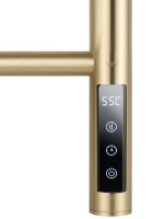 Полотенцесушитель электрический WONZON & WOGHAND BONN, Брашированное золото (WW-AL409-BG) - Gidratop.ru изображение