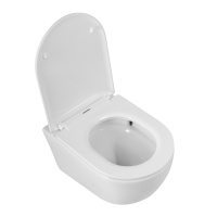 Унитаз подвесной безободковый с сиденьем CEZARES RELAX CZR-3806-53-TH-TOR/SC - Gidratop.ru изображение