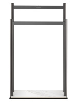 Стойка для полотенец WONZON & WOGHAND, Темный графит (WW-V4901-GM) - Gidratop.ru изображение