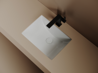 Раковина встраиваемая снизу Ceramicanova Era, с отверстием слива - перелива 460x348x213 мм, белый, арт.CN15002 - Gidratop.ru изображение