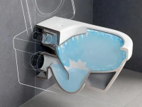 Подвесной безободковый унитаз Villeroy&Boch Joyce 5607 R201 с крышкой-сиденьем soft close - Gidratop.ru изображение