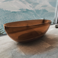 Ванна прозрачная Vincea VBT-6T01BR, 1700*750*550, цвет янтарь - Gidratop.ru изображение