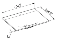 Раковина Keuco Edition 11 31140310701 70 см, белый - Gidratop.ru изображение