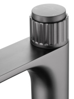 Смеситель для раковины WONZON & WOGHAND CLICK, Темный графит (WW-A40412-BGG) - Gidratop.ru изображение