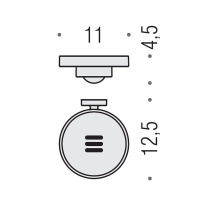 Colombo Nordic Мыльница подвесная, цвет: хром/матовое стекло - Gidratop.ru изображение