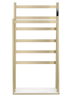 Полотенцесушитель электрический напольный WONZON & WOGHAND ESSEN, Брашированное золото (WW-A407-BG) - Gidratop.ru изображение