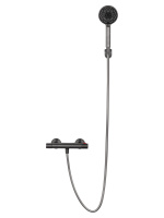 Смеситель для душа с термостатом WONZON & WOGHAND INN 5, Темный графит (WW-B2005-A-BGG) - Gidratop.ru изображение