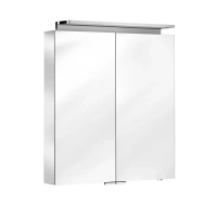 Зеркальный шкаф Keuco Royal L1 13602171301, 65 см, с подсветкой, алюминий серебристый - Gidratop.ru изображение