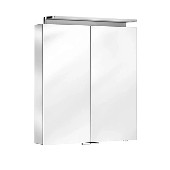 Зеркальный шкаф Keuco Royal L1 13602171301, 65 см, с подсветкой, алюминий серебристый
