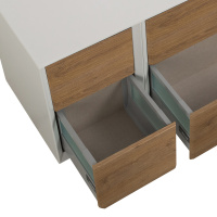 BELLAGIO Шкафчик подвесной совместимый с базой под раковину 54719 Rovere tabacco  35x46x48 - Gidratop.ru изображение