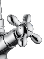 Смеситель для раковины WONZON & WOGHAND RETRO, Хром (WW-88139020-CR) - Gidratop.ru изображение