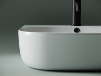 Умывальник накладной прямоугольный пристенный Element 490x445x145мм - Gidratop.ru изображение