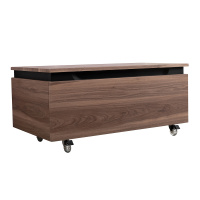 SLIDER Тумба с одним выкатным ящиком, орех дымчатый, 796x476x300, SLIDER-800-1C-PI-NA-P - Gidratop.ru изображение