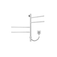 Полотенцесушитель электрический Vincea VTD-1S1CE 43x60, хром, таймер - Gidratop.ru изображение