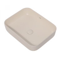 Раковина накладная ABBER Rechteck AC2202MBE светло-бежевая матовая - Gidratop.ru изображение