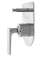 Смеситель для ванны встраиваемый WONZON & WOGHAND SHARK, Хром (WW-483700-CR) - Gidratop.ru изображение