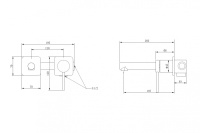 Смеситель ABBER Emotion AF8812W для раковины скрытого монтажа, белый - Gidratop.ru изображение