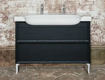Тумба под раковину Laufen New Classic 117.5 х 31.5 х 67.5 см, 4.0605.2.085.628.1, напольная, чёрный дуб