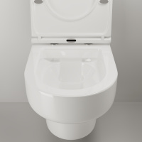 Подвесной унитаз Brick Rimless - Gidratop.ru изображение