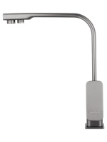 Смеситель для кухни с подключением фильтра WONZON & WOGHAND, Темный графит (WW-88458004-BGM) - Gidratop.ru изображение