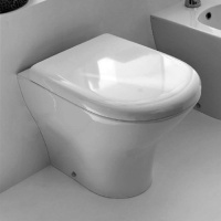 Унитаз напольный 55х36.5см, цвет: белый - Gidratop.ru изображение