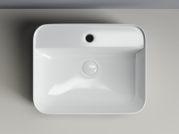 Умывальник чаша накладная прямоугольная Element 500x400x140мм - Gidratop.ru изображение