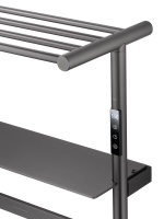 Полотенцесушитель электрический WONZON & WOGHAND DÜSSELDORF, Темный графит (WW-A208-GM) - Gidratop.ru изображение