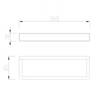 Полотенцедержатель ABBER Westen AA1753B черный матовый - Gidratop.ru изображение